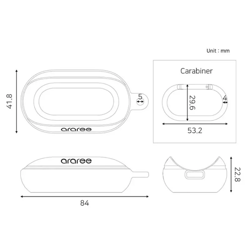 Симпатичный чехол гибкий устойчивый к царапинам ударопрочный для samsung Galaxy Buds защитный чехол Аксессуары для кожи для samsung
