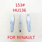 Keychannel 10 шт.лот KD VVDI откидной ключ с дистанционным управлением Lishi HU136 #153 лезвие среднего контакта для Renault Megan Dacia Clio Duster Key