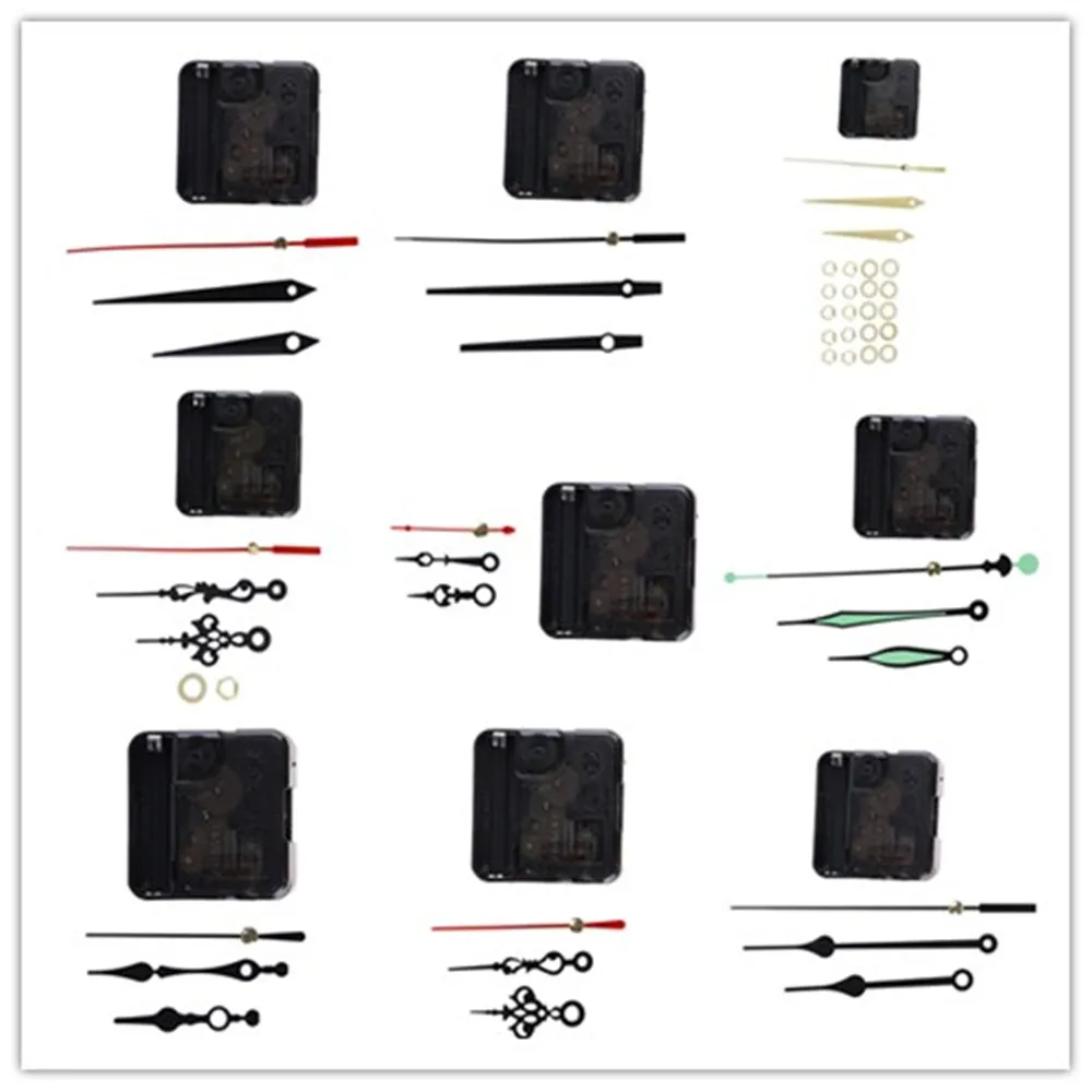 

1 Set Hanging DIY Quartz Watch Silent Wall Clock Movement Quartz Repair Movement Clock Mechanism Parts With Needles