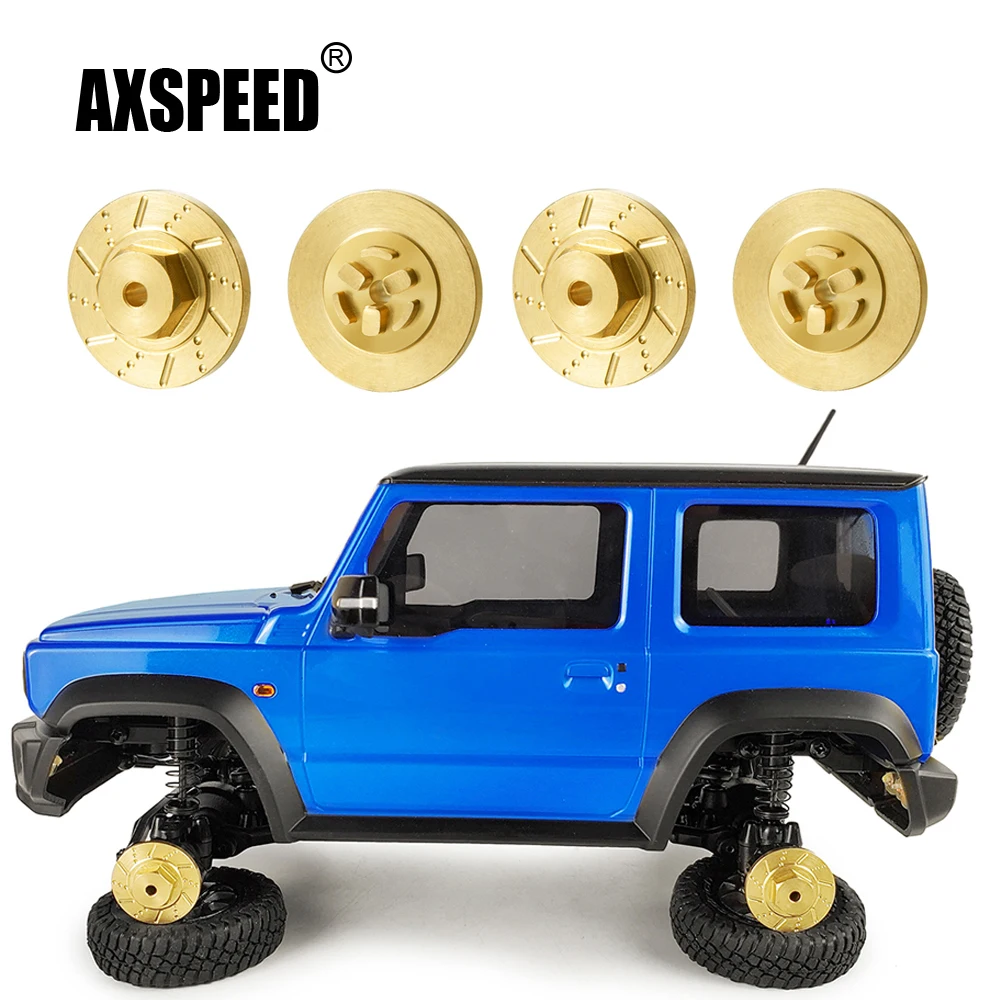 

Ступица рулевого колеса AXSPEED, латунный счетчик веса, баланс веса конверсионные адаптеры для Kyosho JIMNY 1/18, запчасти для РУ автомобилей