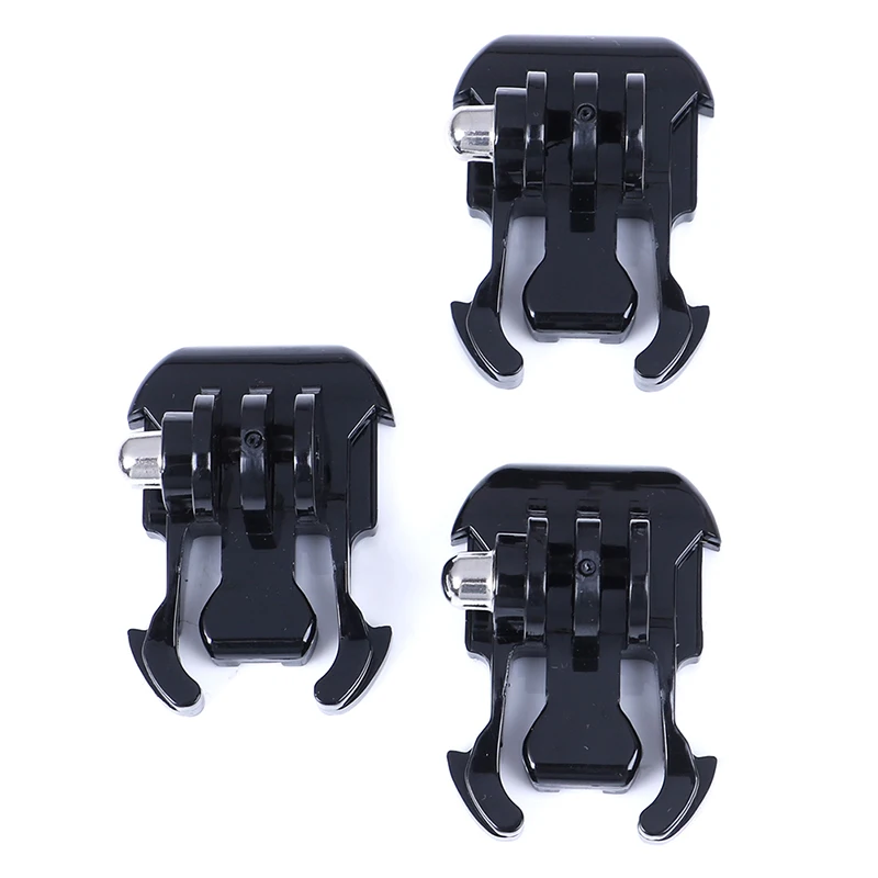 

2Pcs Quick Release Gopro Buckle Basic Mount Flat Buckle Base Clip Helmet Chest Strap Adapter For Go Pro Hero 4 3 Xiaomi Yi SJCAM