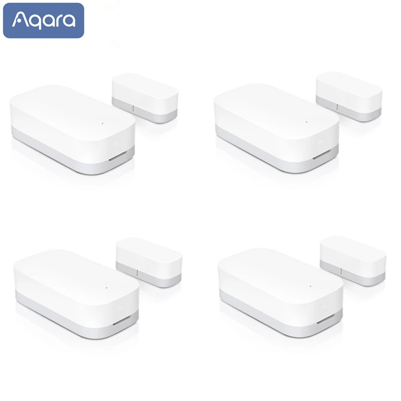 

Датчик открытия окон и дверей Aqara Zigbee, Беспроводной сенсор, работает с приложением Mi Home для умного дома Xiaomi mijia