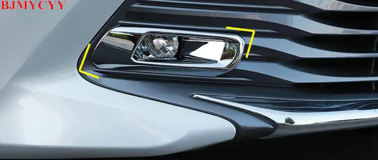 BJMYCYY для Toyota Camry 8 8th XV70 2018 автомобиль ABS хромированные передние противотуманные
