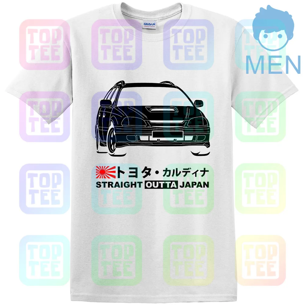 Белый GT-shirt Toyota Caldina GT-T ST215W '97-'99 футболка - Цвет: Белый