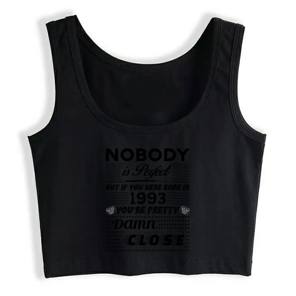 

Crop Top Women If You Were Born In 1993 Harajuku Tank Top Women Sleeveless Women Clothes