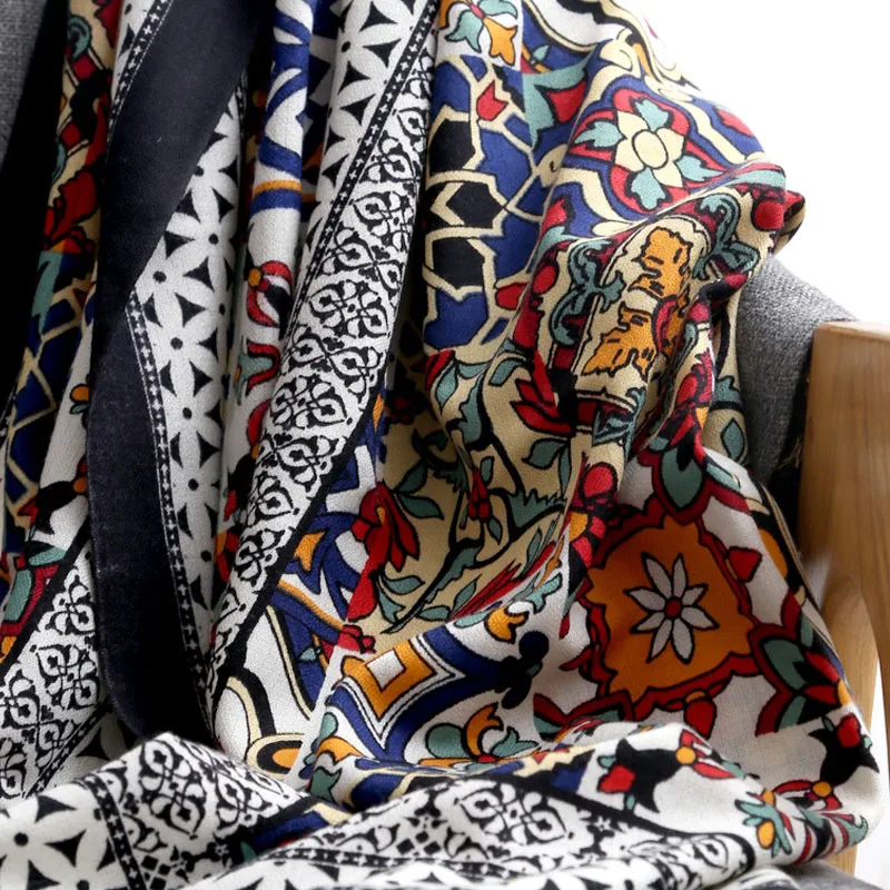 Женский зимний шерстяной шарф из пашмины 100% чистый для 2020 новый женский большого