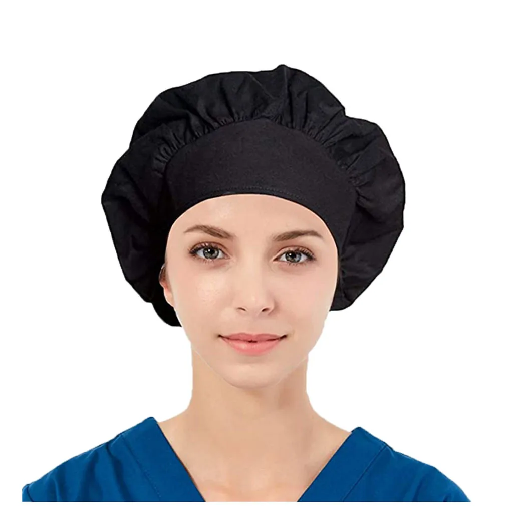 

Fashion Solid Print Work Hat Casual Unisex Scrub Cap dust-proof waterproof solid color breathable soft Caps hat 2020 hot