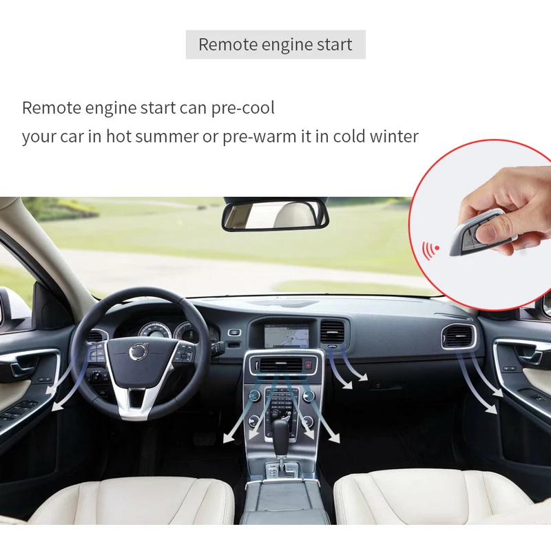 Фото EASYGUARD компания прыжковой код PKE аварийная система Автозапуск дистанционного запуск двигателя и keyless go touch ввода пароля №4