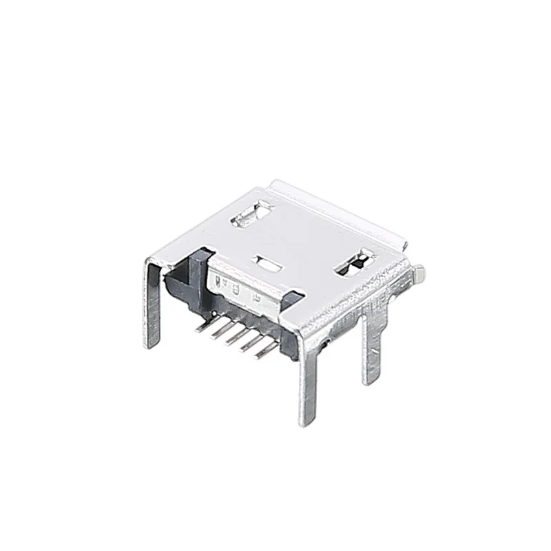 10 шт. разъем Micro USB Type B 5pin гнездовой 4 вертикальные разъемы для пайки мобильный