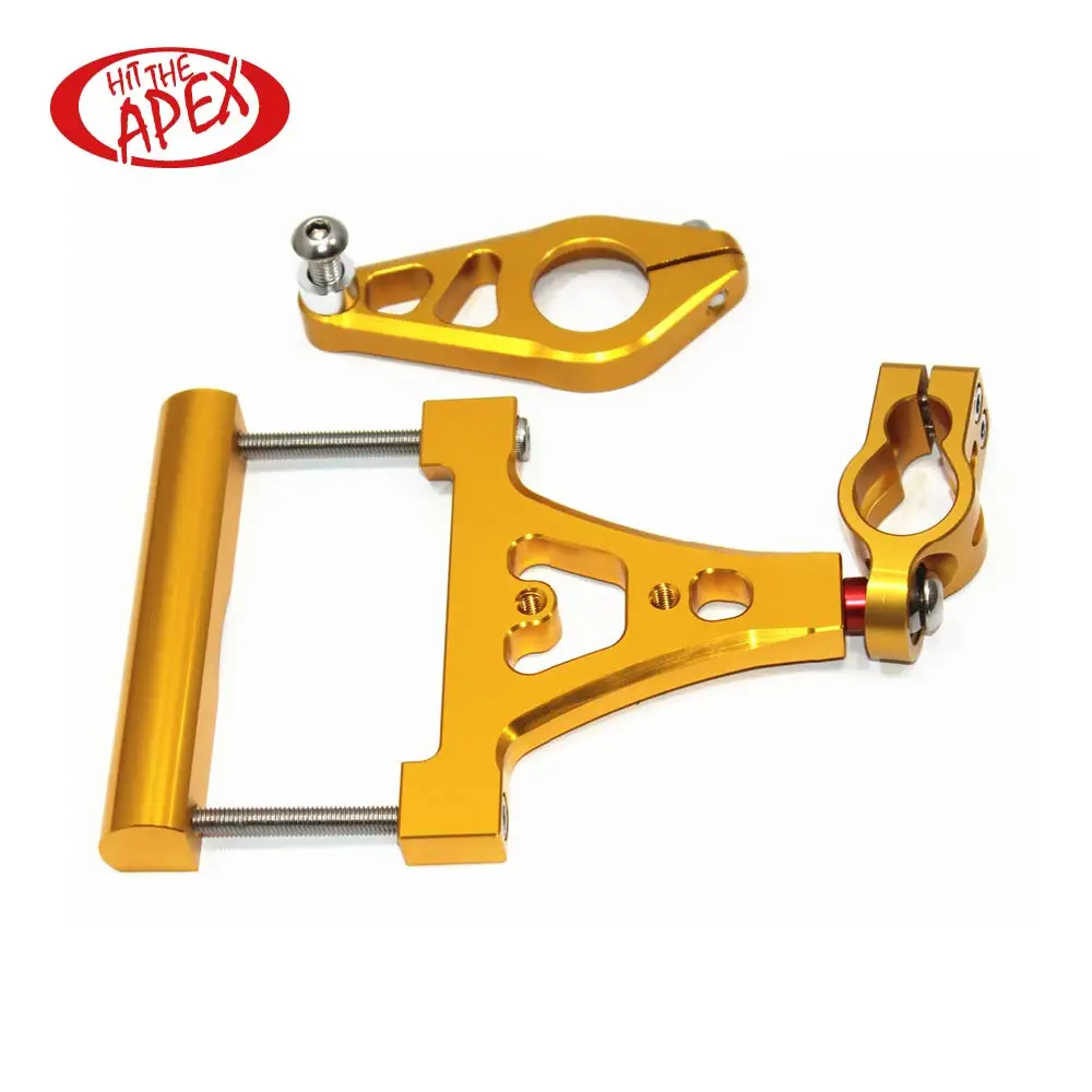 Алюминиевый мотоциклетный демпфер рулевого управления с ЧПУ стабилизирующий