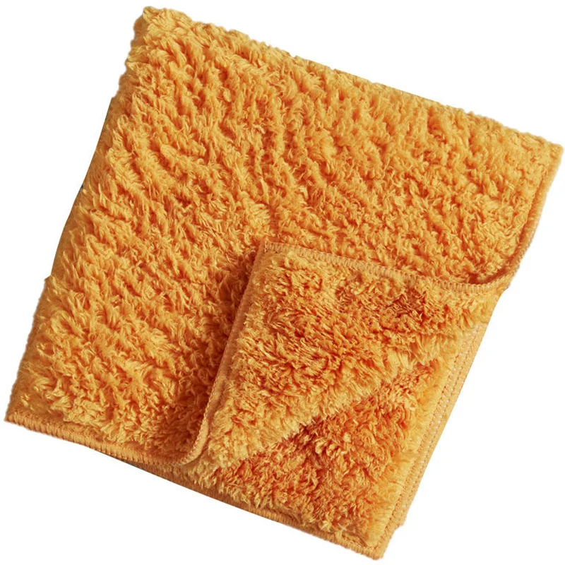 

2PS Microfiber Cleaner Cloths Furniture Floor Cleaning Cloth Duster Cleaning Cloth Cleaning Tools Shaggy Plush Swedish Dishcloth