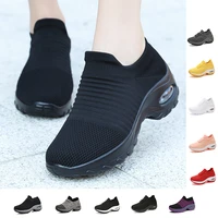 womens shoes plateform sneakers cushioned breathable slip on walking shoes outdoor leisure lazy footwear