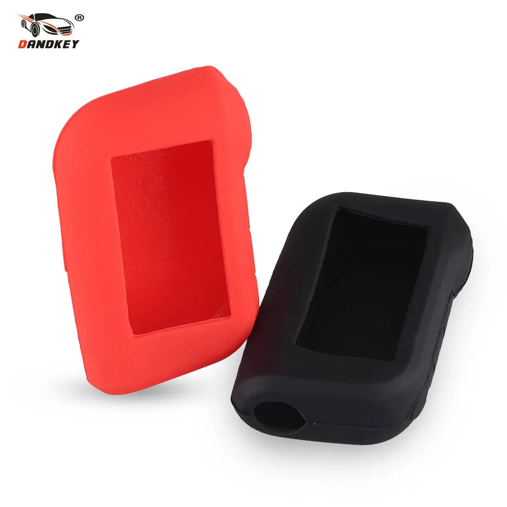 

Dandkey Key Case Cover For Starline A93/A63 Russian Version Two Way Car Alarm Systems LCD Remote Keychain Ring Transmitter
