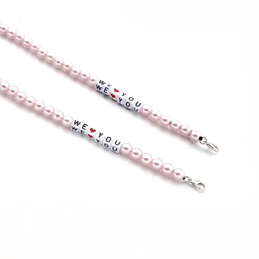 

8MM Beads Mask Chain Bohemia Beaded National Colored Handmade Multifunction Non-Slip Portable Glasses Mask Chain