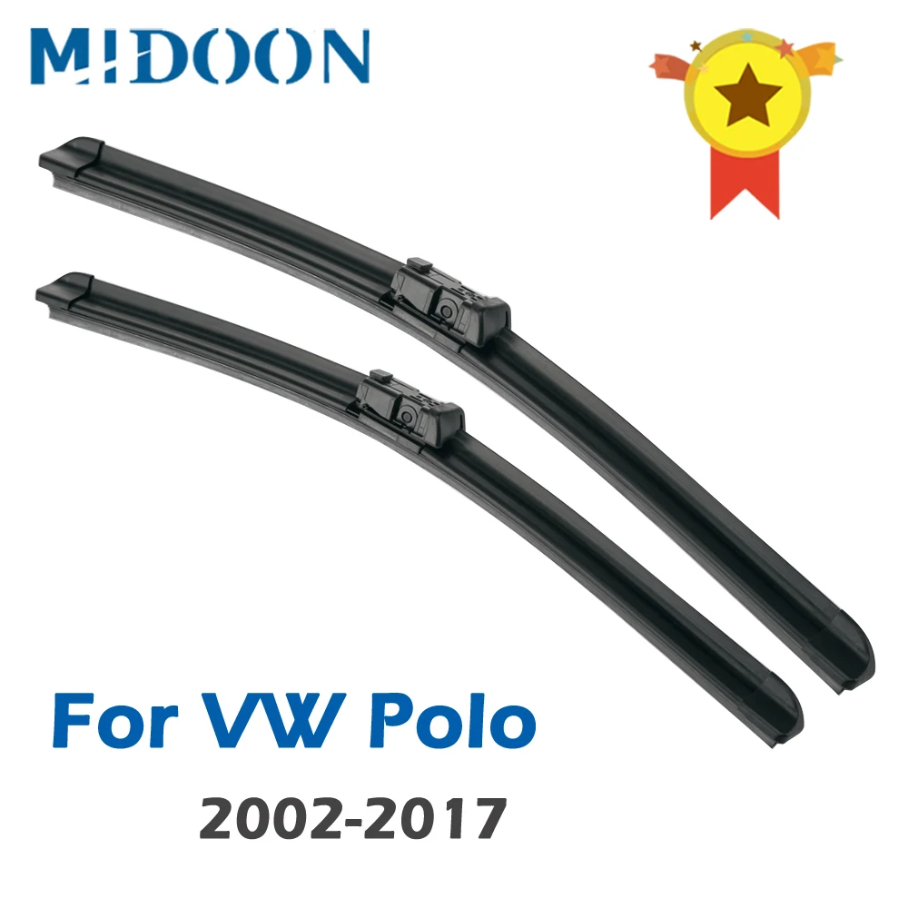 Щетки стеклоочистителя MIDOON для VW Polo Hatchback MK4 MK5 подходят боковых штифтов/кнопок