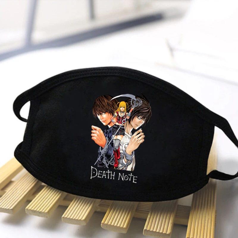 

Death Note Japan Anime Face Masks Men 2020 Anti Dust Masks Women Mouth Muffle Respirator Streetwear Masque Lavable De Protection