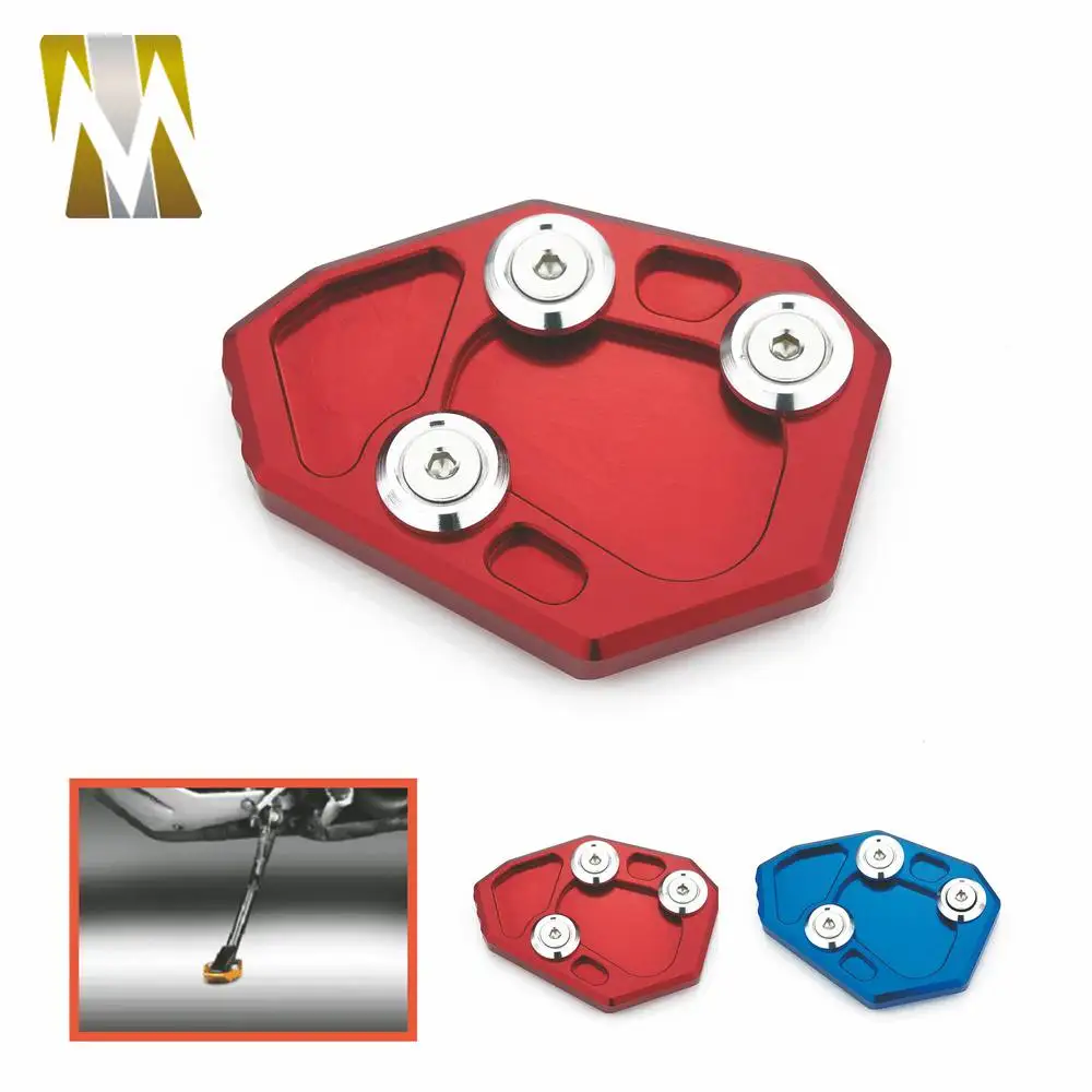 Подножка для мотоцикла боковая стойка удлинитель площадка увеличения опорной