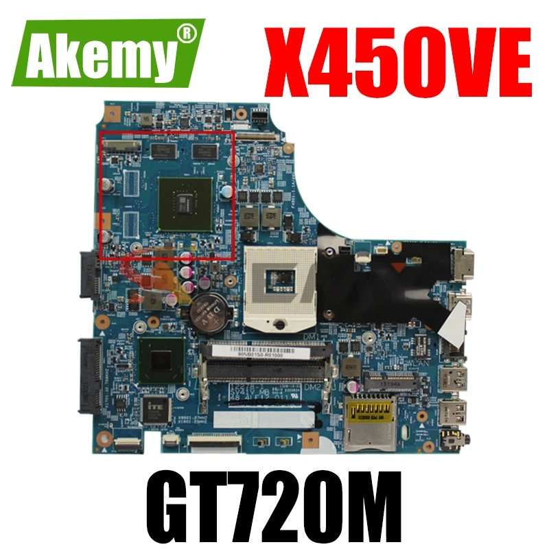 

Материнская плата Akemy 12278-1 для ноутбука ASUS X450VE, протестированная оригинальная материнская плата GT720M
