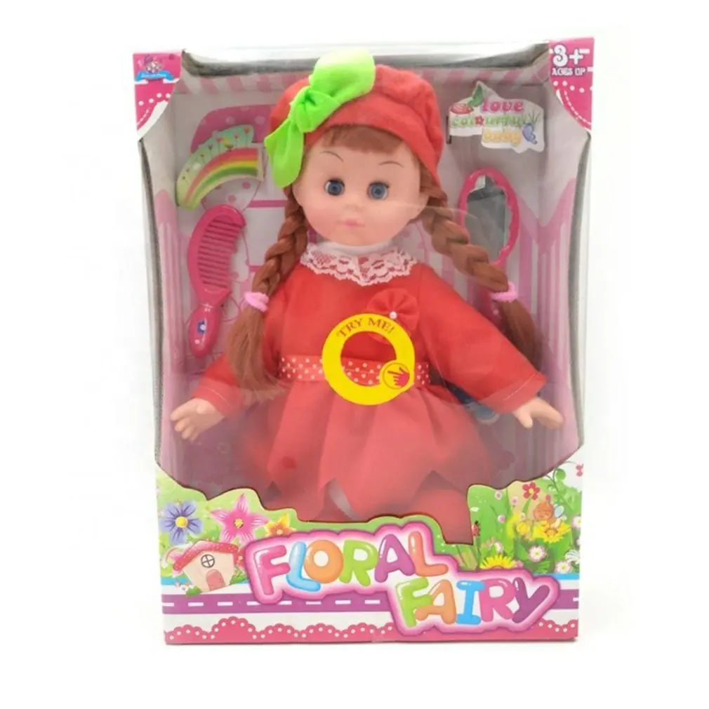 

Infant Doll 15 Inch Infant Doll Vinyl Gift Children's Toy Infant Flower Fairy Creative Doll For Children