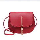 Сумка на плечо женская из экокожи, мессенджер, маленький квадратный клатч, однотонная, 2020