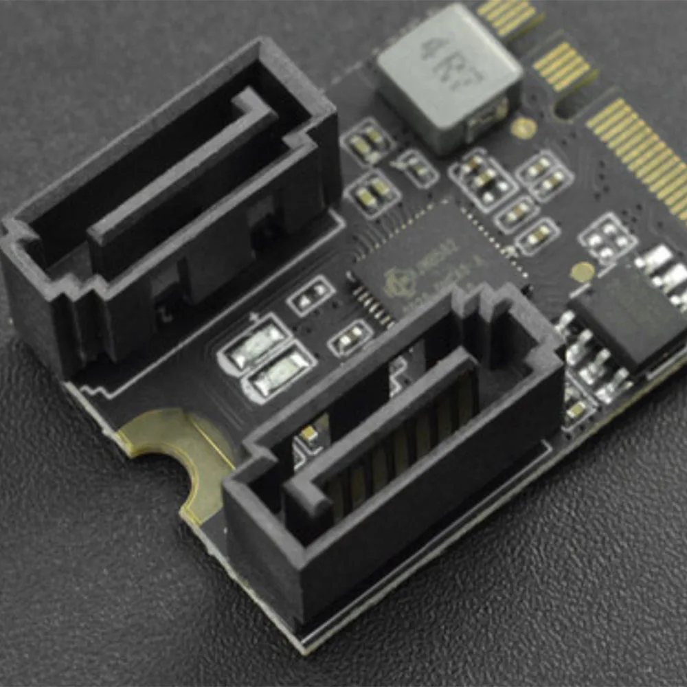 DFRobot M.2 A + E ключ к SATA3.0 адаптер с двумя портами твердотельные жесткие диски карта