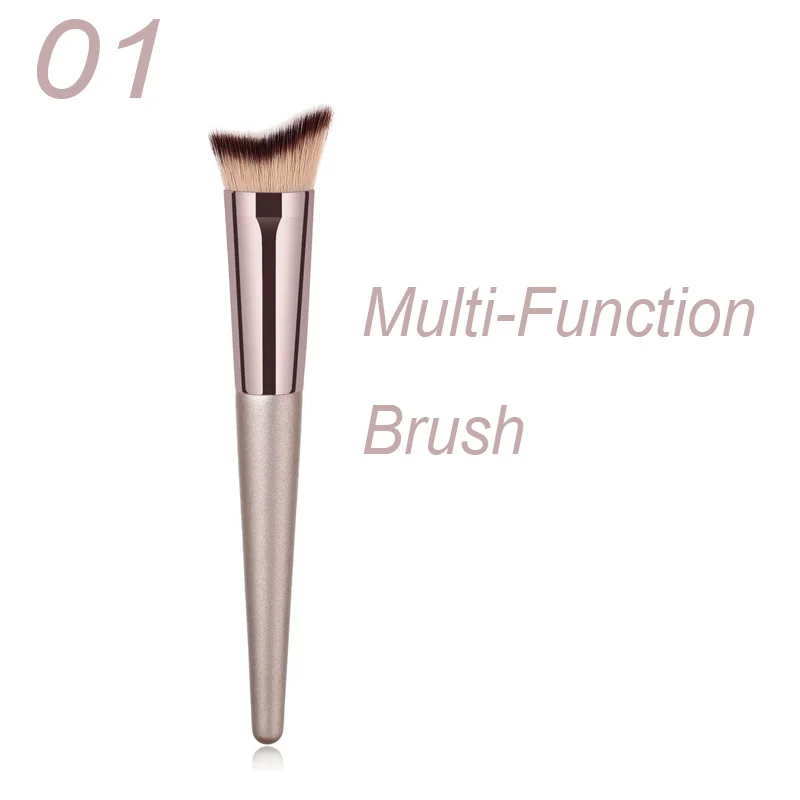 1 шт. Профессиональная Кисть для макияжа с деревянной ручкой лица основы бровей