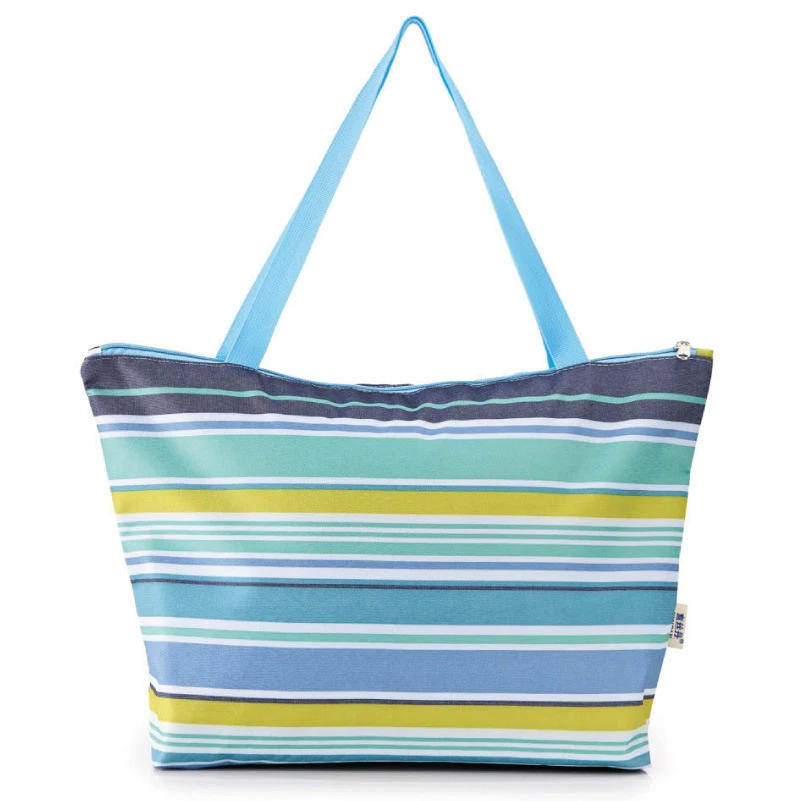 

Jelis 48x32cm Large Capacity Shopping Bag Premium Waterproof Oxford Fabric Multifunction Organizer Bag Portable Picnic Travel