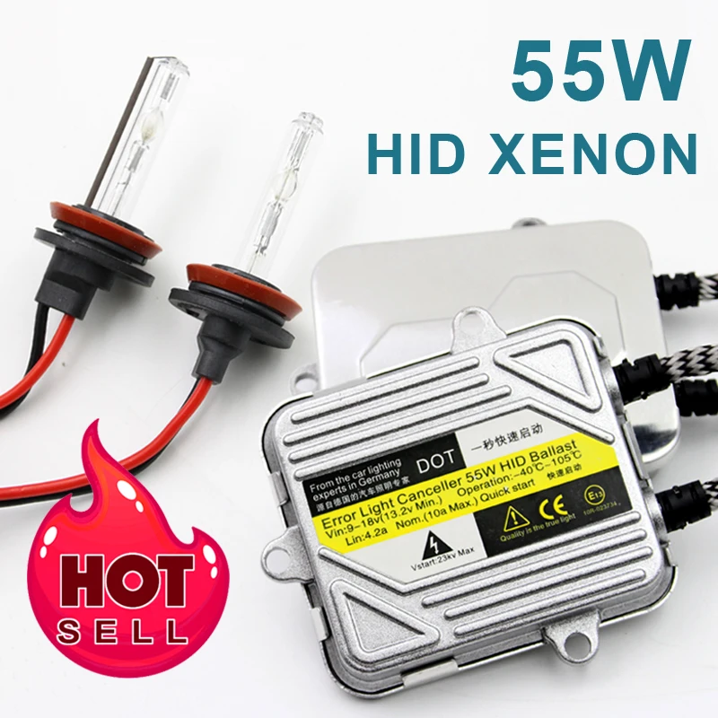 Сверхтонкая hid ксеноновая лампа 35 Вт 55 150 постоянного тока 12 В 24 h1 h3 h4 h7 h13 9005
