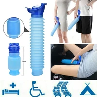 high quality male female emergency portable urinal go out travel camping car toilet pee bottle 750ml blue urinals washable new
