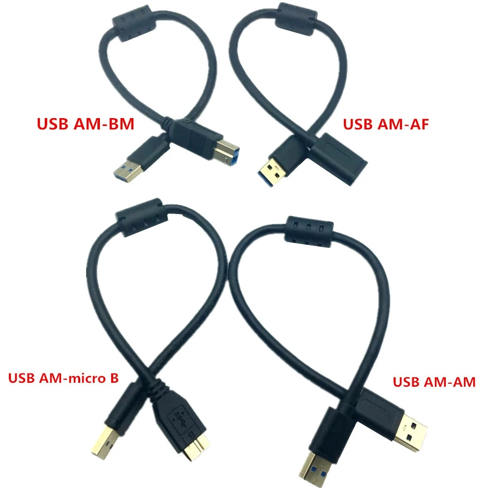 Позолоченный Кабель USB 3 0 кабель типа A к и Micro B для внешнего жесткого диска HDD Samsung