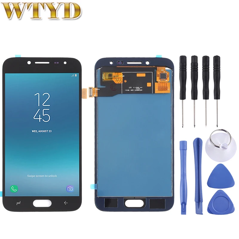 Для смартфона Galaxy ЖК-экран дигитайзер полная сборка запасная часть для J2 Pro J250F/DS