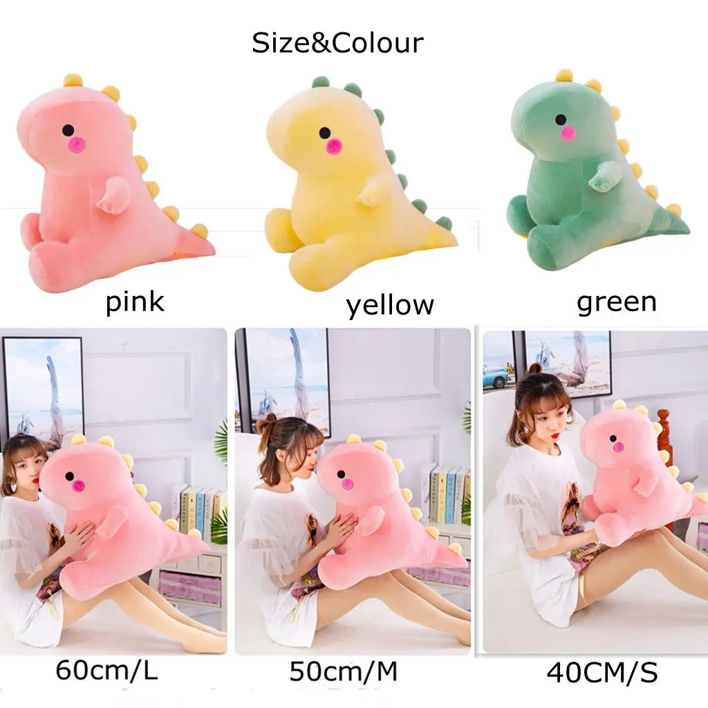 Плюшевый динозавр 40 ~ 65 см кавайные мягкие игрушки искусственная плюшевая