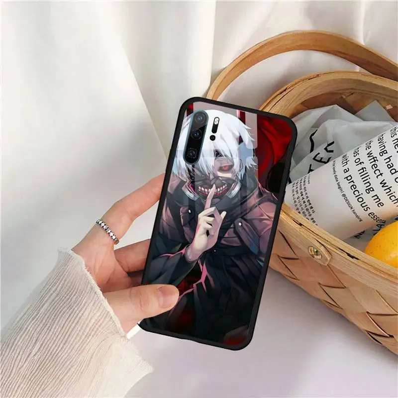 

Tokyo Ghouls Ghoul Anime Phone Case Tempered glass for Huawei P9 P10 P20 P30 Pro Plus Lite Mate 9 NOVA 3E 3I