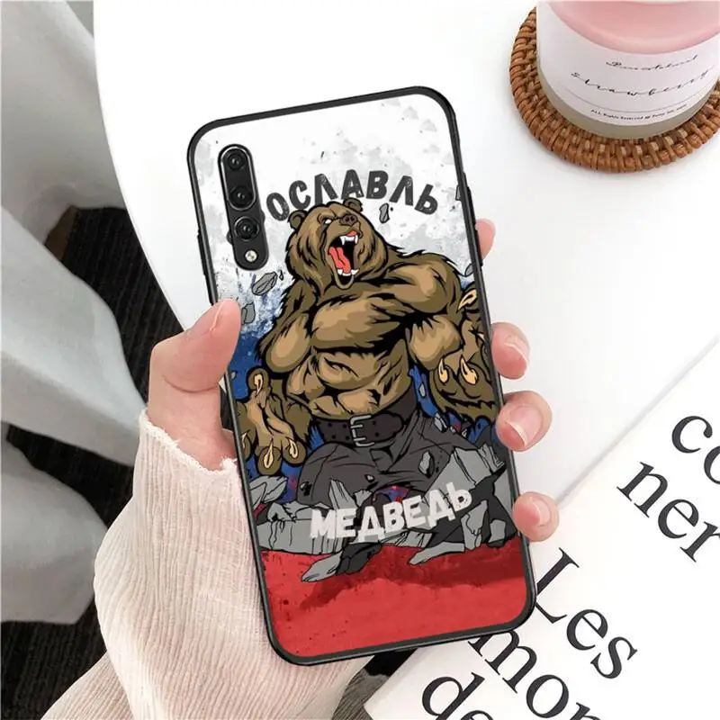 

Russia Russian Flags Poccnr Emblem Phone Case for Huawei P 8 9 10 20 30 40 lite pro Psamrt Cover