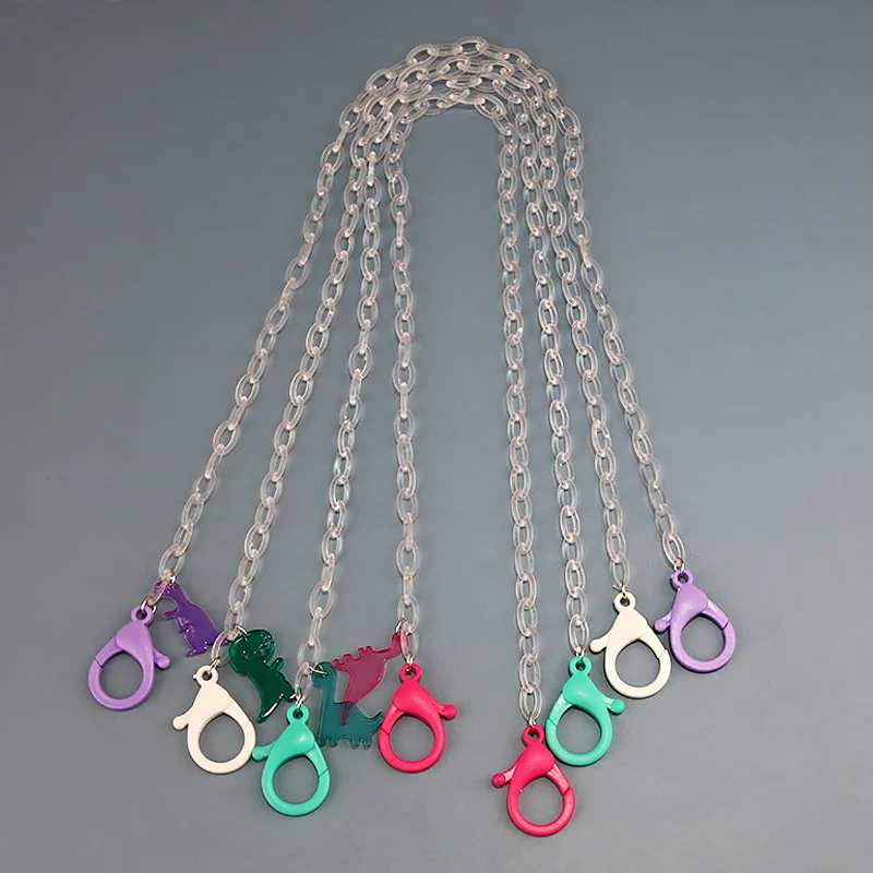 Прозрачные Акриловые ремешки для солнцезащитных очков в стиле ретро шнурки с