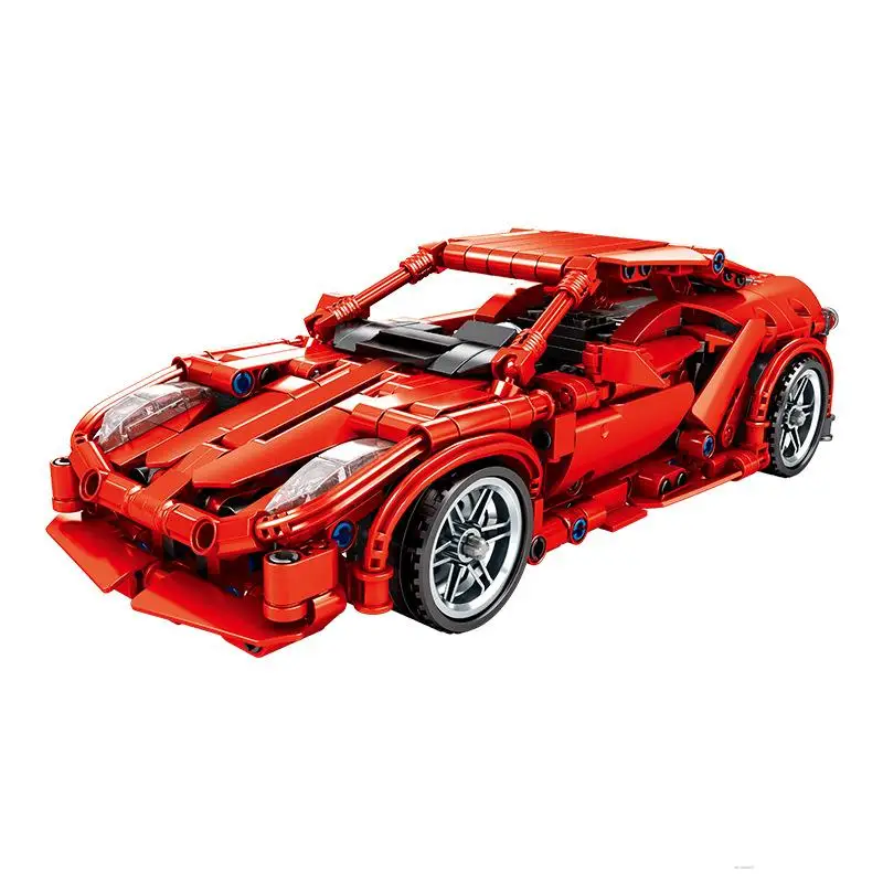 

Assembled Building Blocks Car Toy Pull-back Small Particles Car Toys For Children