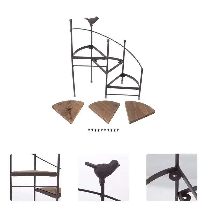 

1Pc Flower Pot Holder Bonsai Storage Shelf Bonsai Stand Flowerpot Rack for Garden Yard Balcony