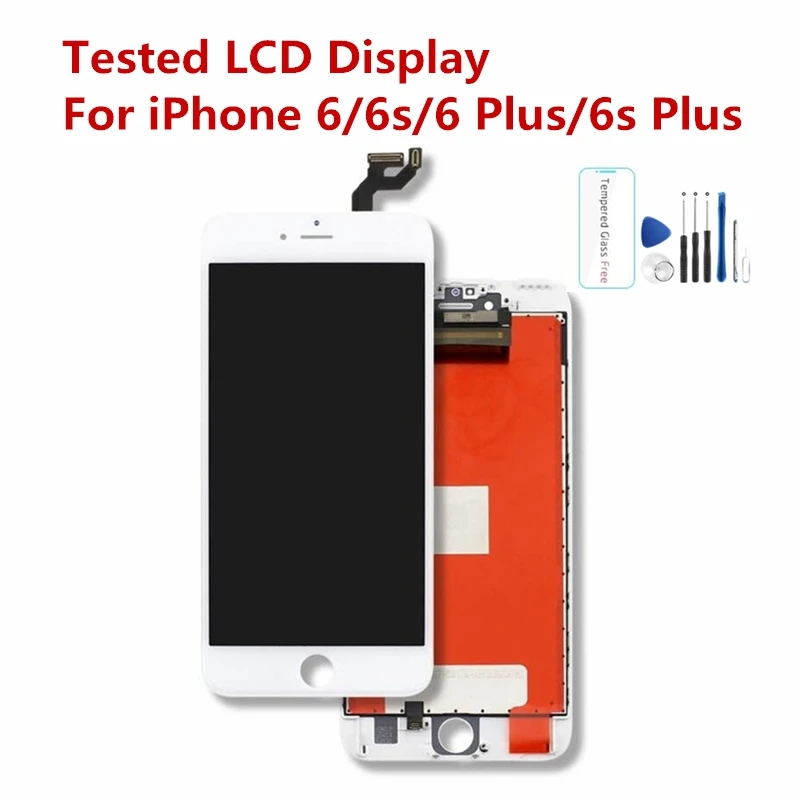 ЖК-дисплей для APPLE iPhone 6 6s Plus сенсорный экран iPhone6 iPhone6s ЖК-дигитайзер запасные