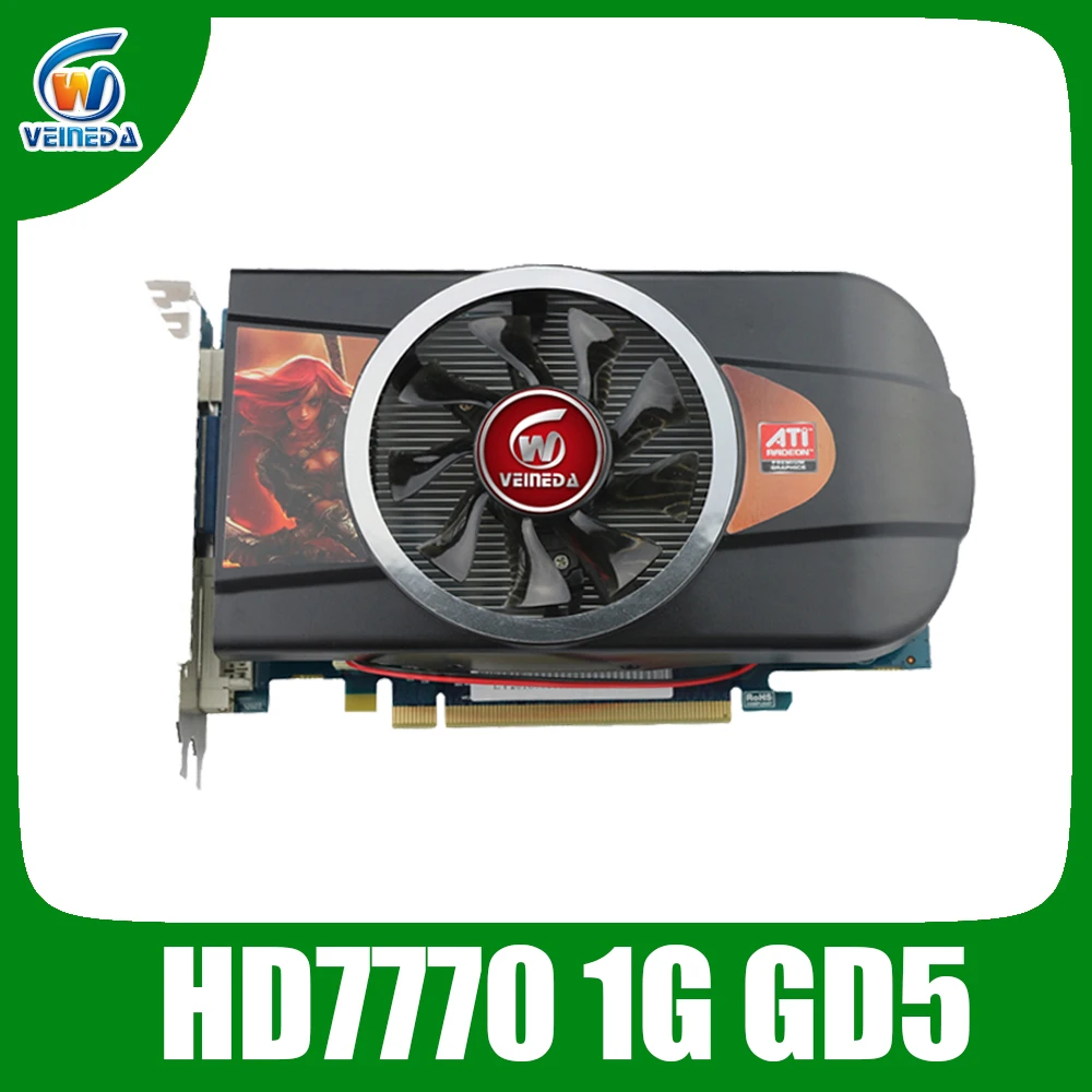 Видеокарты HD7770 1 ГБ 128 бит GDDR5 для ATI Radeon Games|Видеокарты| |