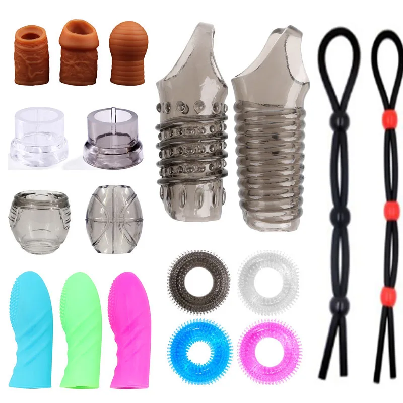 Веер цие Мэй Задержка эякуляции Кольца для пениса интимные изделия гибкие секс