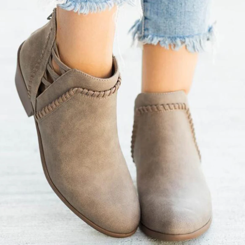 winter boots women New fashion Sexy Pointed Toe Ankle Boots Slip on hand made V booties Women Lady Shoes botas mujer sy943 | Обувь