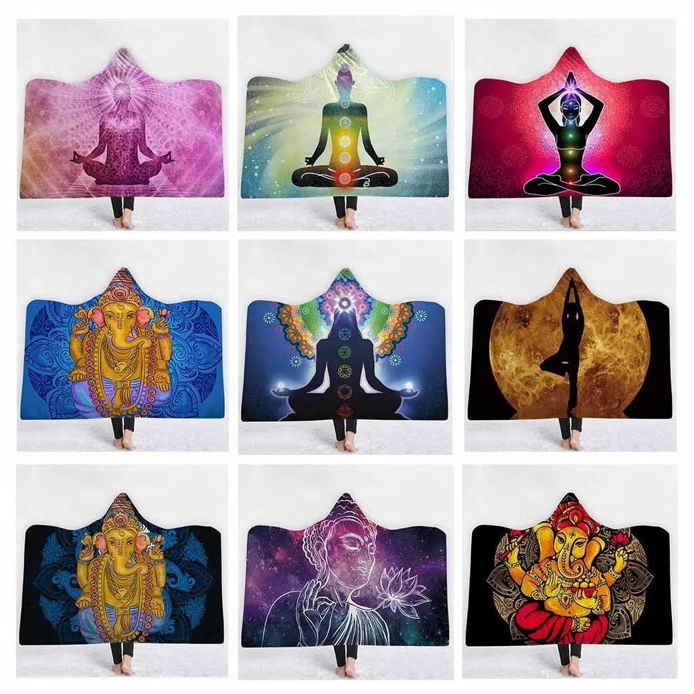 Индийская Мандала чакра мягкое школьное одеяло теплое шерстяное бархатное с