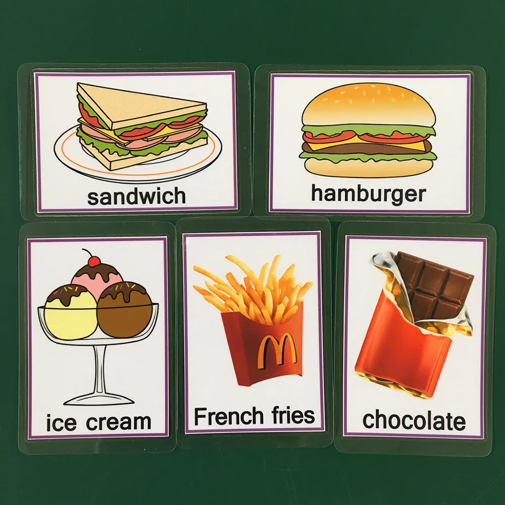 28 шт./компл. игрушки Монтессори Детские карточки с надписью английские флэш-карты