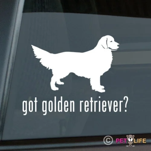 

Got Golden Retriever Sticker Die Cut Vinyl computer decal