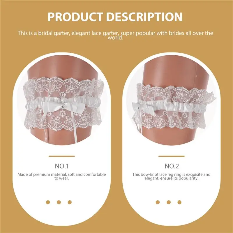 

1pc Women Wedding Bridal Garter Lace Belt Bridal Leg Ring Wedding Clothing Decor