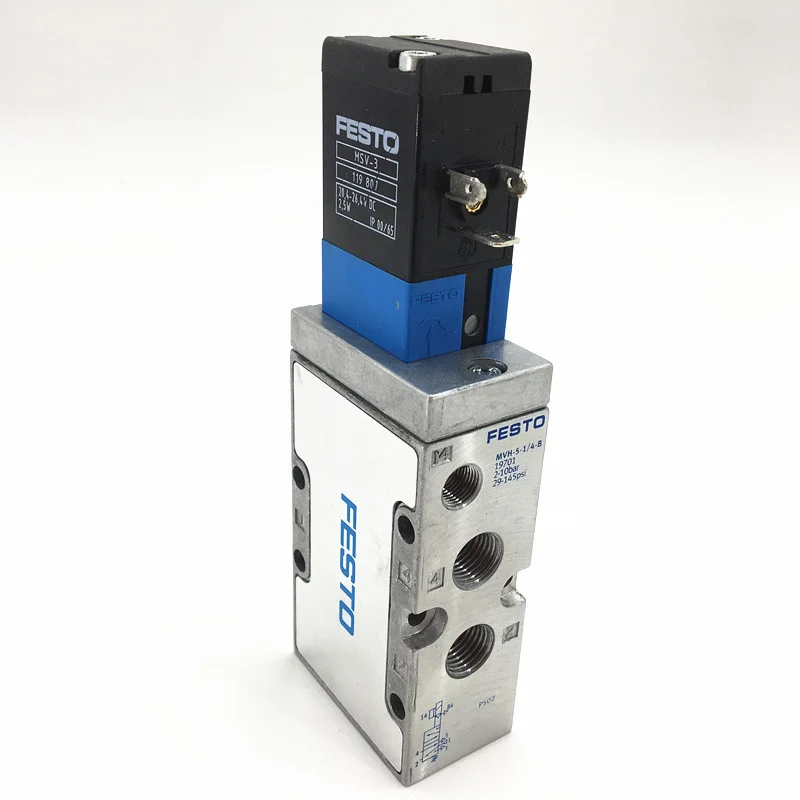 MFH-5-1/8-B DC24V DC220V без катушки MVH-5-1/4-B электромагнитный клапан festo MFH MVH серии пневматический компонент пневматические инструменты
