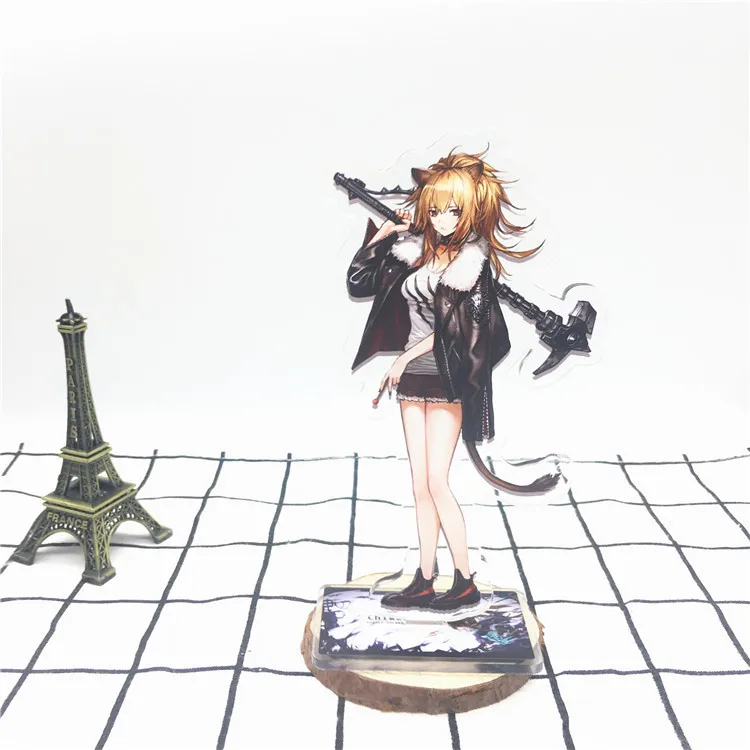 Игра Arknights брелок Amiya Angelina Hoshiguma Соловей осада Техаса Lappland милый забавный мультфильм акриловый брелок ювелирные изделия - Цвет: 15