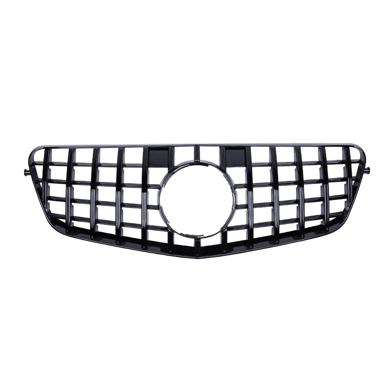 

For Mercedes Benz E Class W212 2009-2013 Car Racing Grill Silver Guard Front Strips Grille Mesh Auto Accessory Net Styling Cover