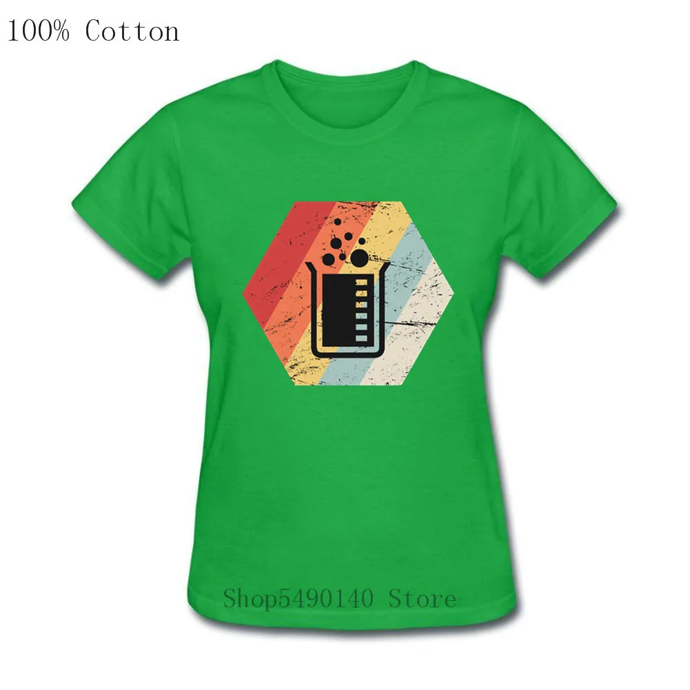 Женская футболка с периодической таблицей Винтажная изображением иконы научных