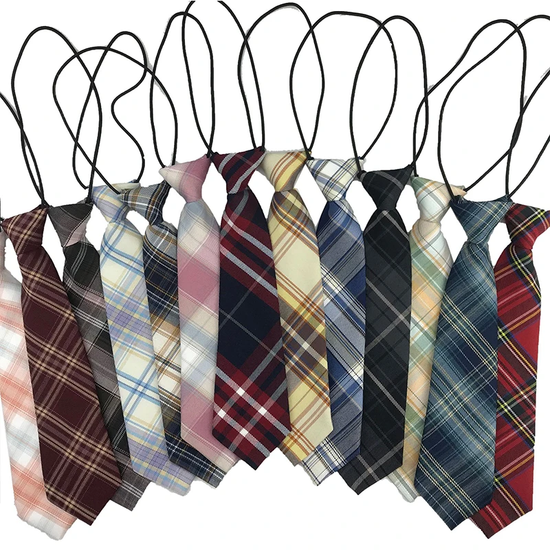 

Галстуки Lazy JK для женщин и мужчин, галстук в клетку в японском стиле для девочек, униформа Jk, милый галстук, Школьные Аксессуары для униформы ...